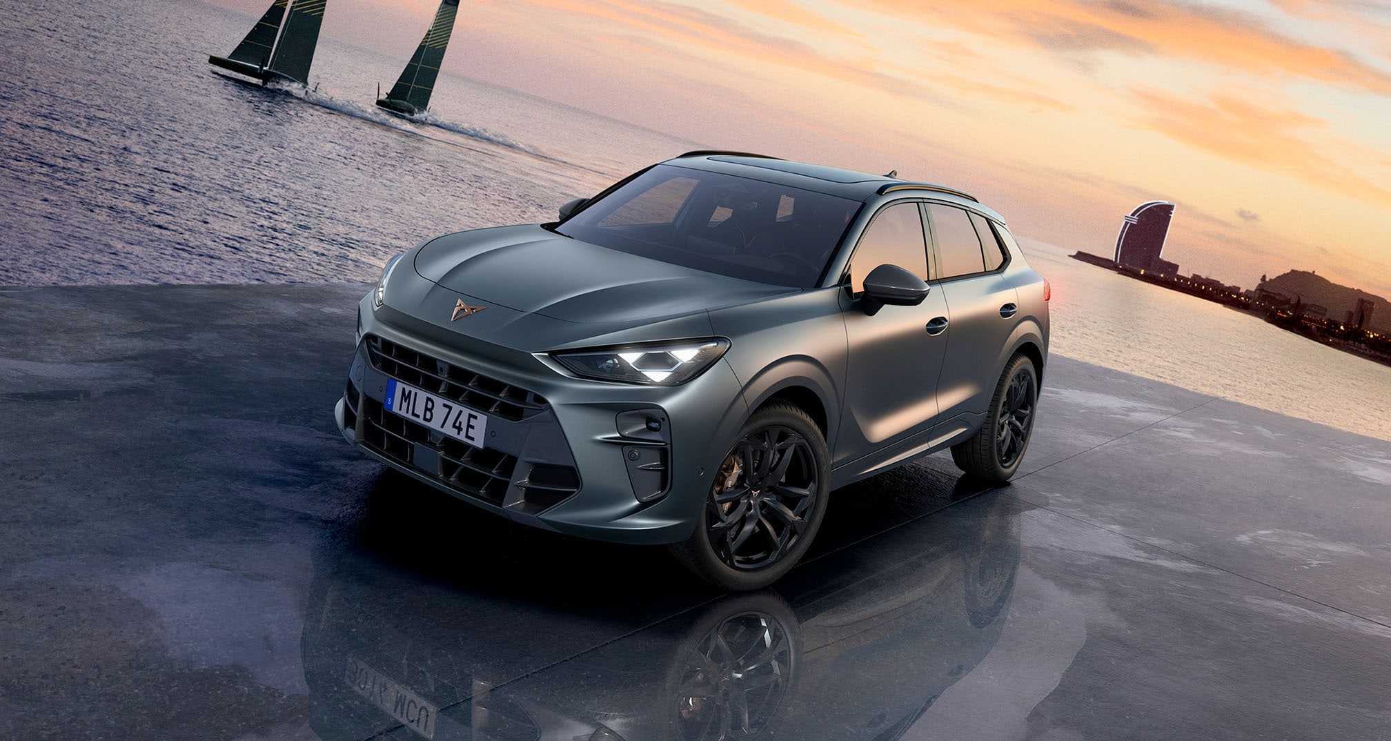 CUPRA Born 2024 in Vapour Grey colour - Electric Car Offers