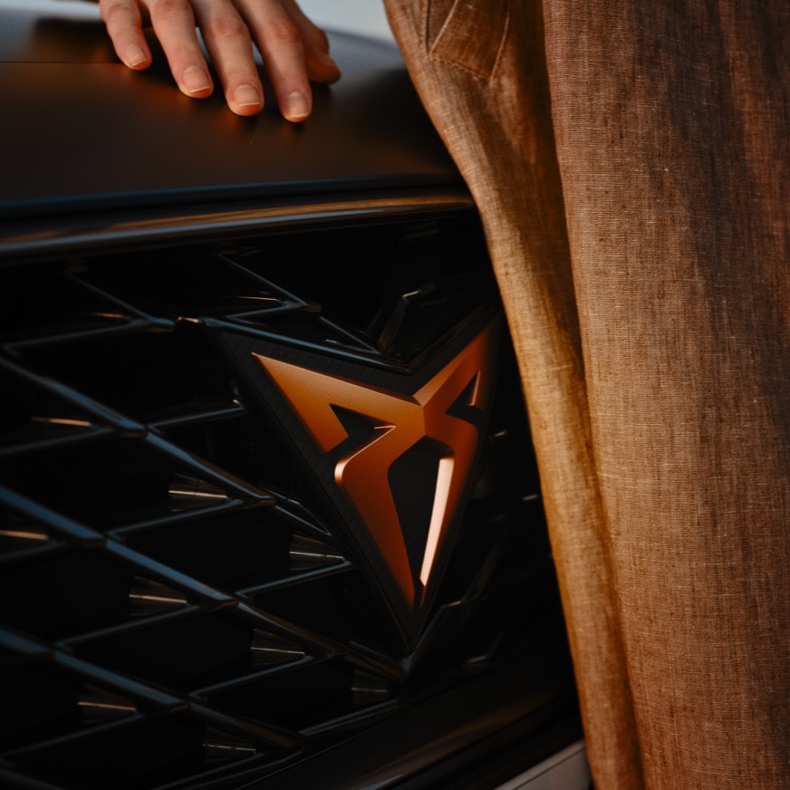 side-view-of-a-cupra-suv-front-bonnet-in-a-metallic-blue-colour-parked-outdoors-on-a-sunny-day