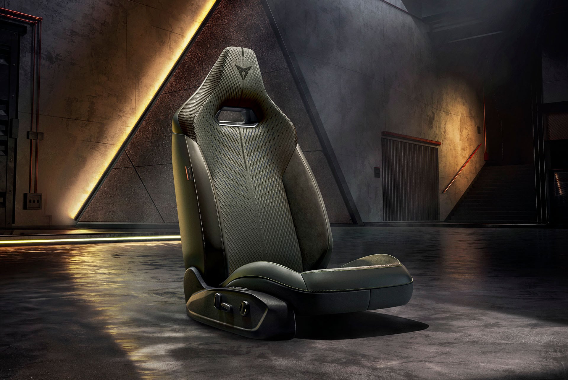 Interiörvy som visar tribe-klädseln och stolarnas designdetaljer.