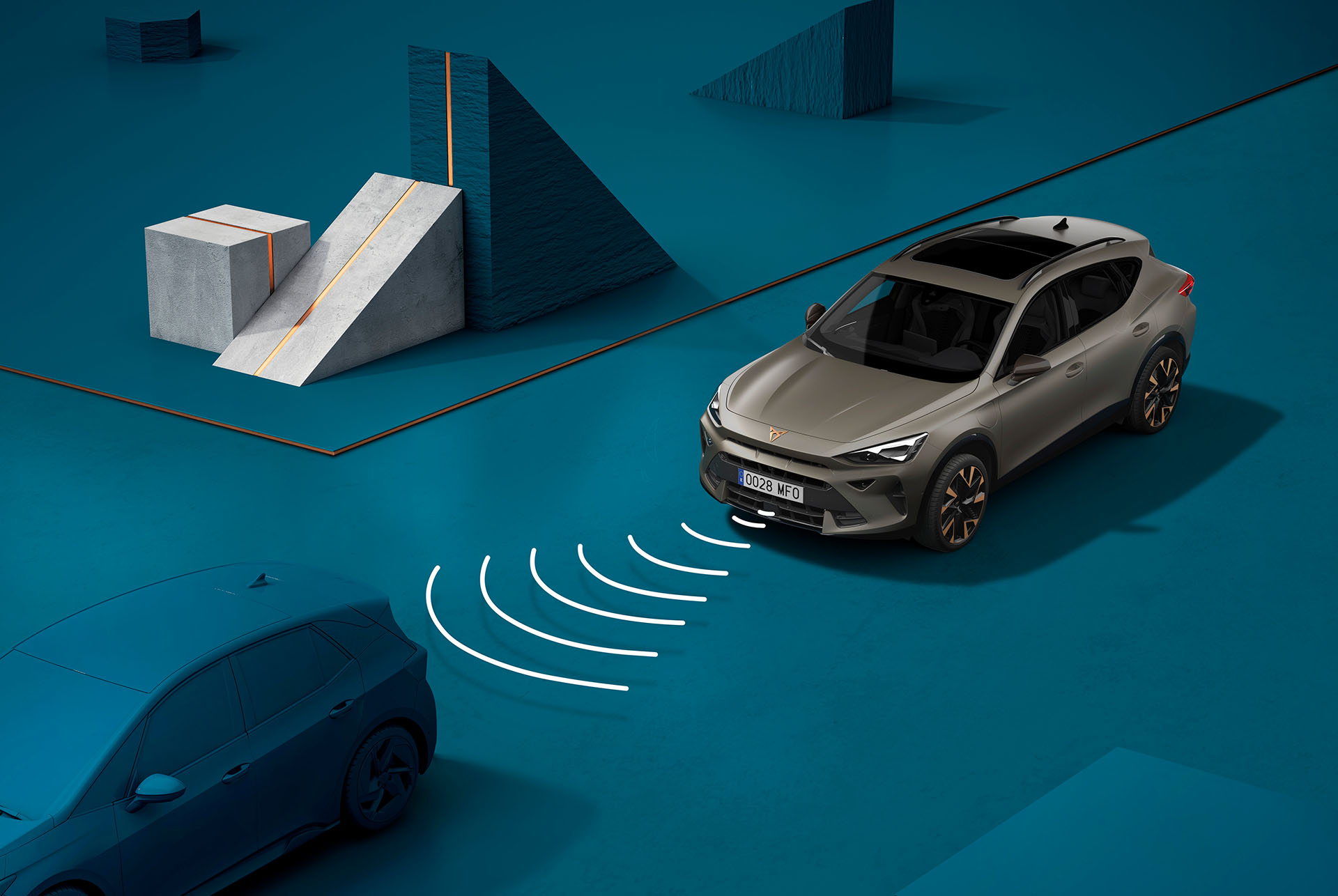 Hur man använder nya CUPRA Formentor 2024 och adaptiv farthållare, visuell demo.