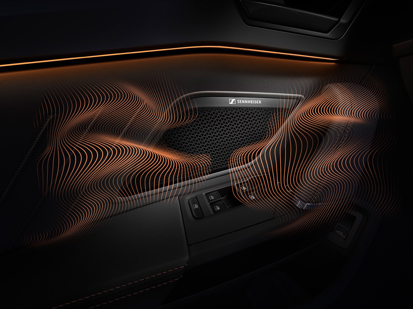Nya CUPRA Leon inkluderar Sennheiser Immersive Sound System för att erbjuda den perfekta akustiska upplevelsen vid varje körning.