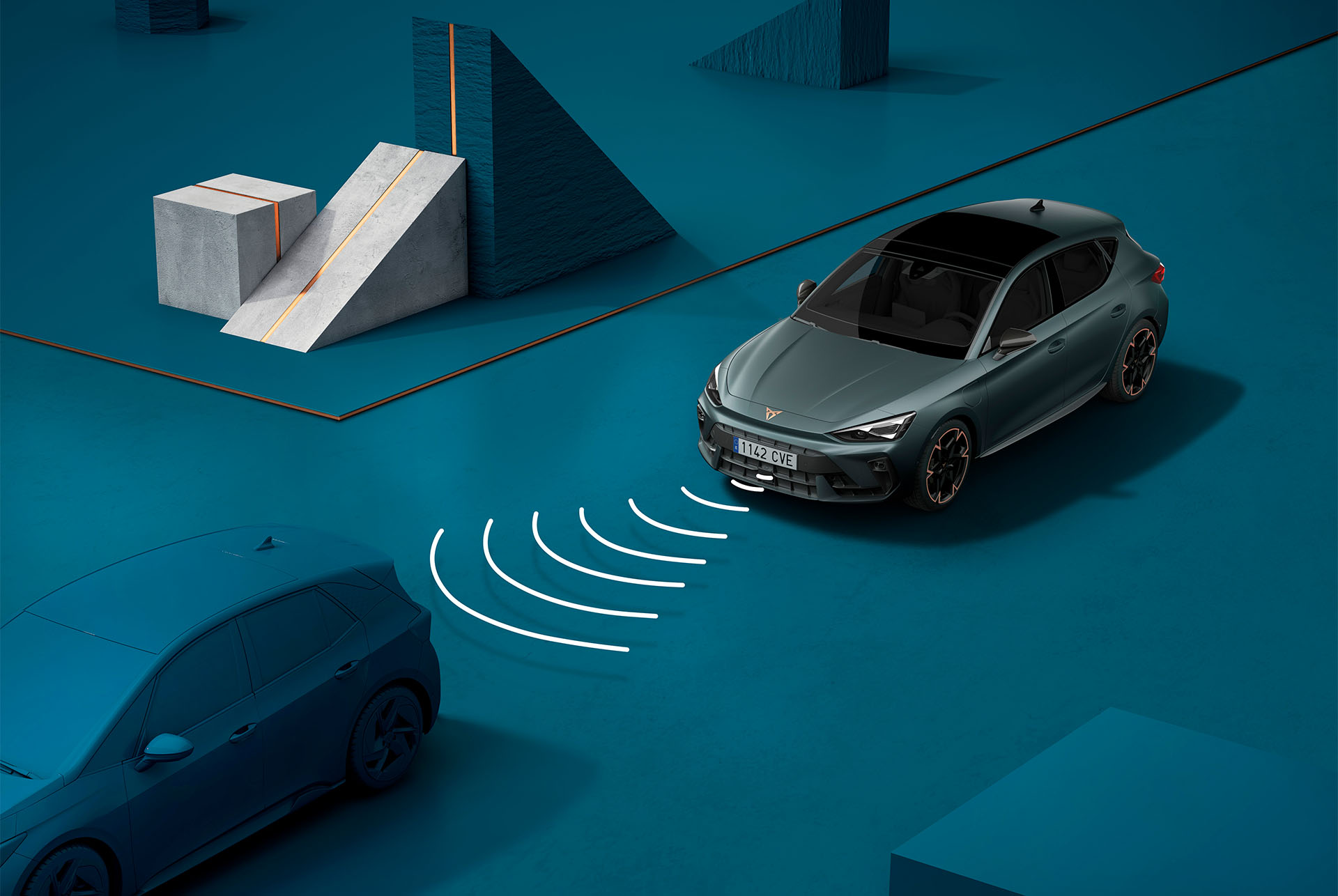 hur man använder nya cupra leon sportstourer 2024 och adaptiv farthållare, visuell demo