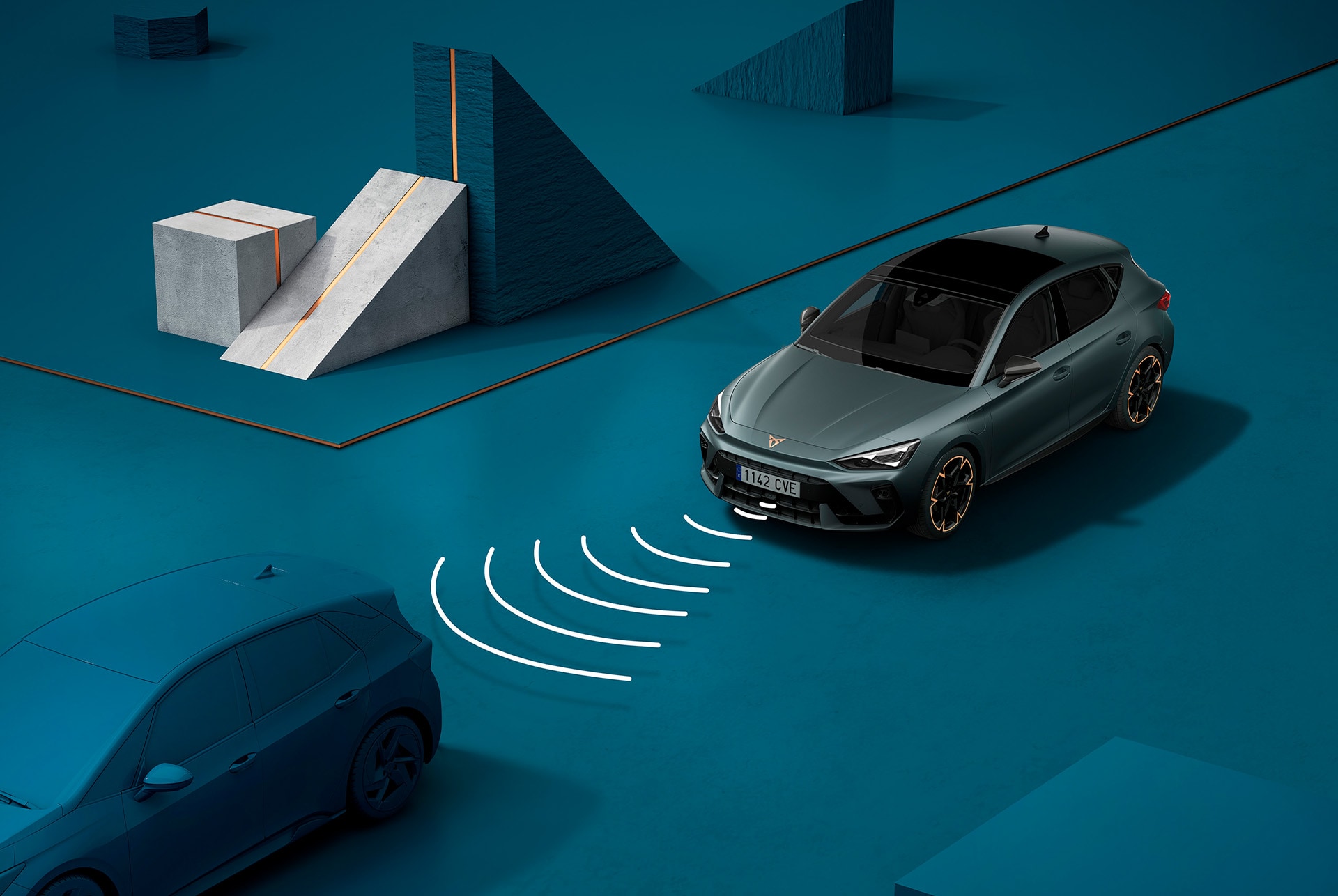 hur man använder nya cupra leon sportstourer och adaptiv farthållare, visuell demo