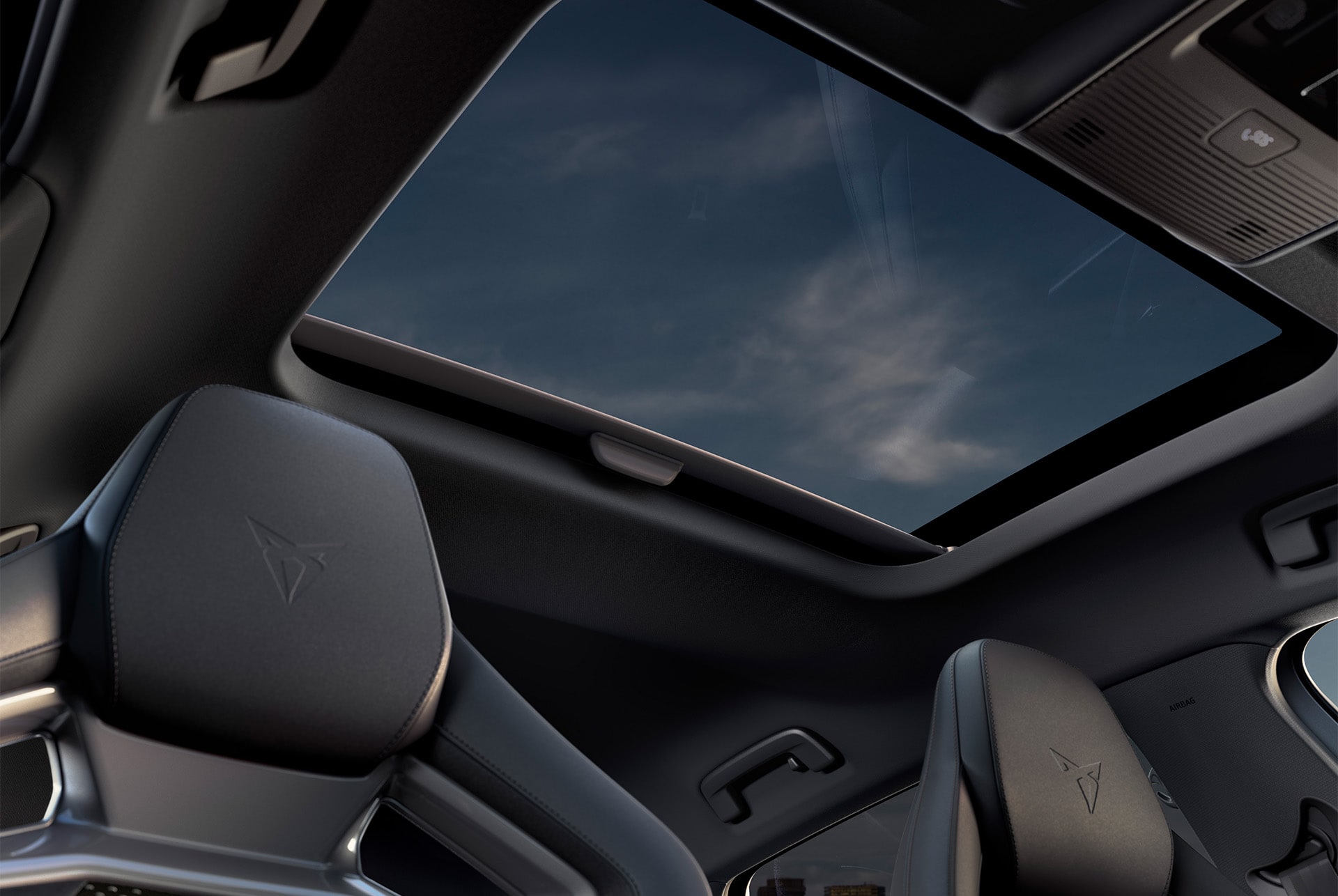 ny cupra leon 2024 skyline utrustning uppgradering bil panorama elektriskt soltak
