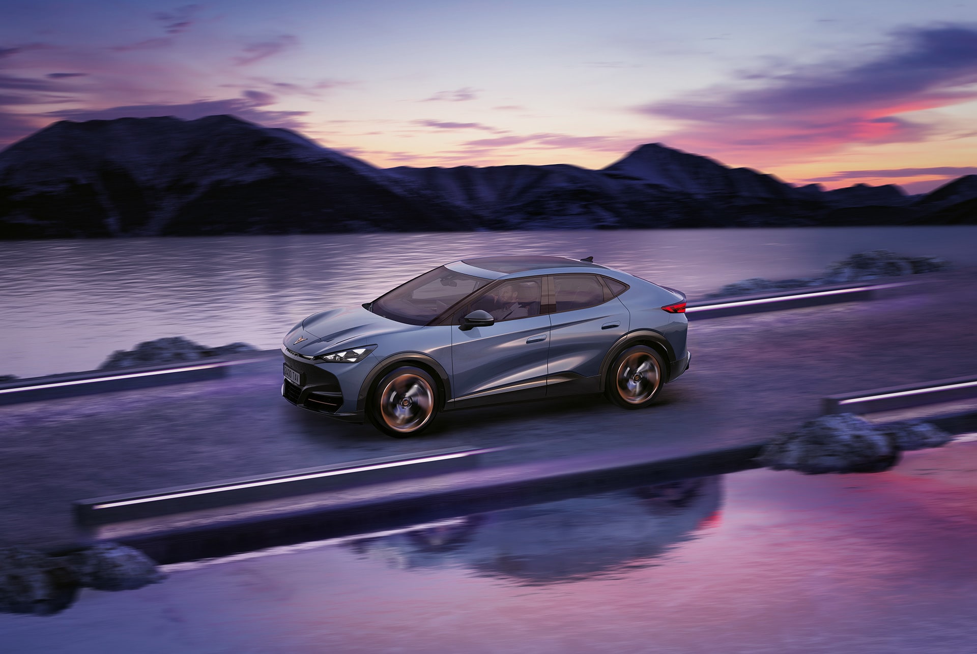 nya cupra tavascan blue metallic med Travel Assist och Adaptive Cruise Control (ACC)